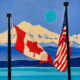 New Canada Flag Paintings