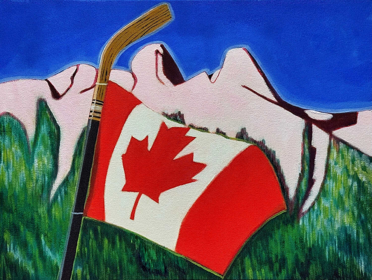 New Canada Flag Paintings